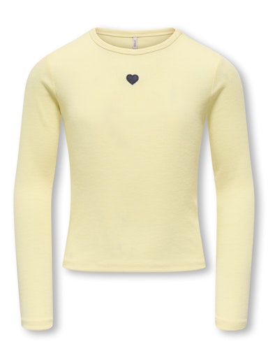 T-shirts lange mouw geel KIDS ONLY