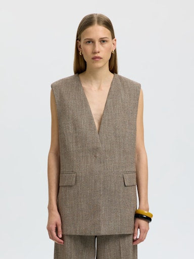 Jassen bruin Selected FEMME