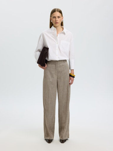 Broeken bruin Selected FEMME