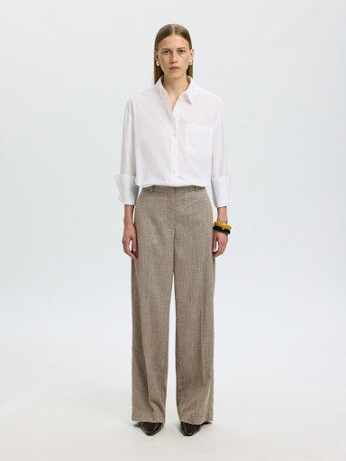 Broeken bruin Selected FEMME