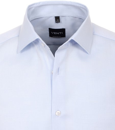 Hemden lange mouw blauw VENTI