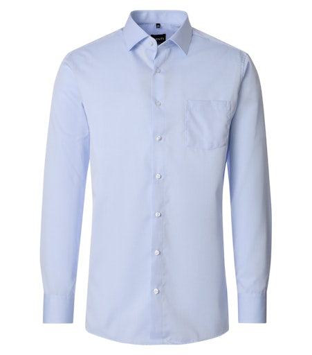 Hemden lange mouw blauw VENTI