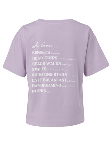 T-shirts korte mouw paars eiszeit