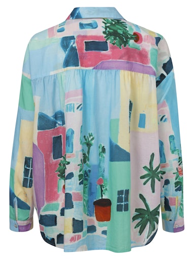 Blouses lange mouw groen eiszeit