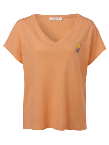 T-shirts korte mouw oranje eiszeit