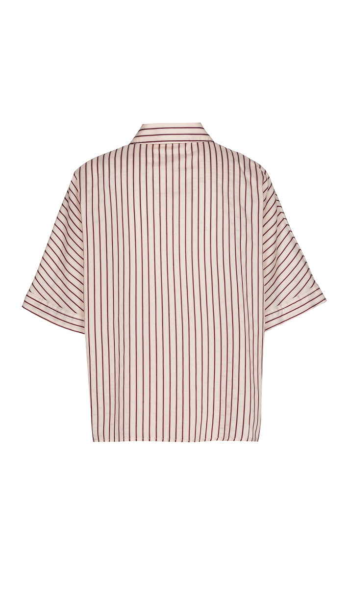 Blouses korte mouw beige Xandres
