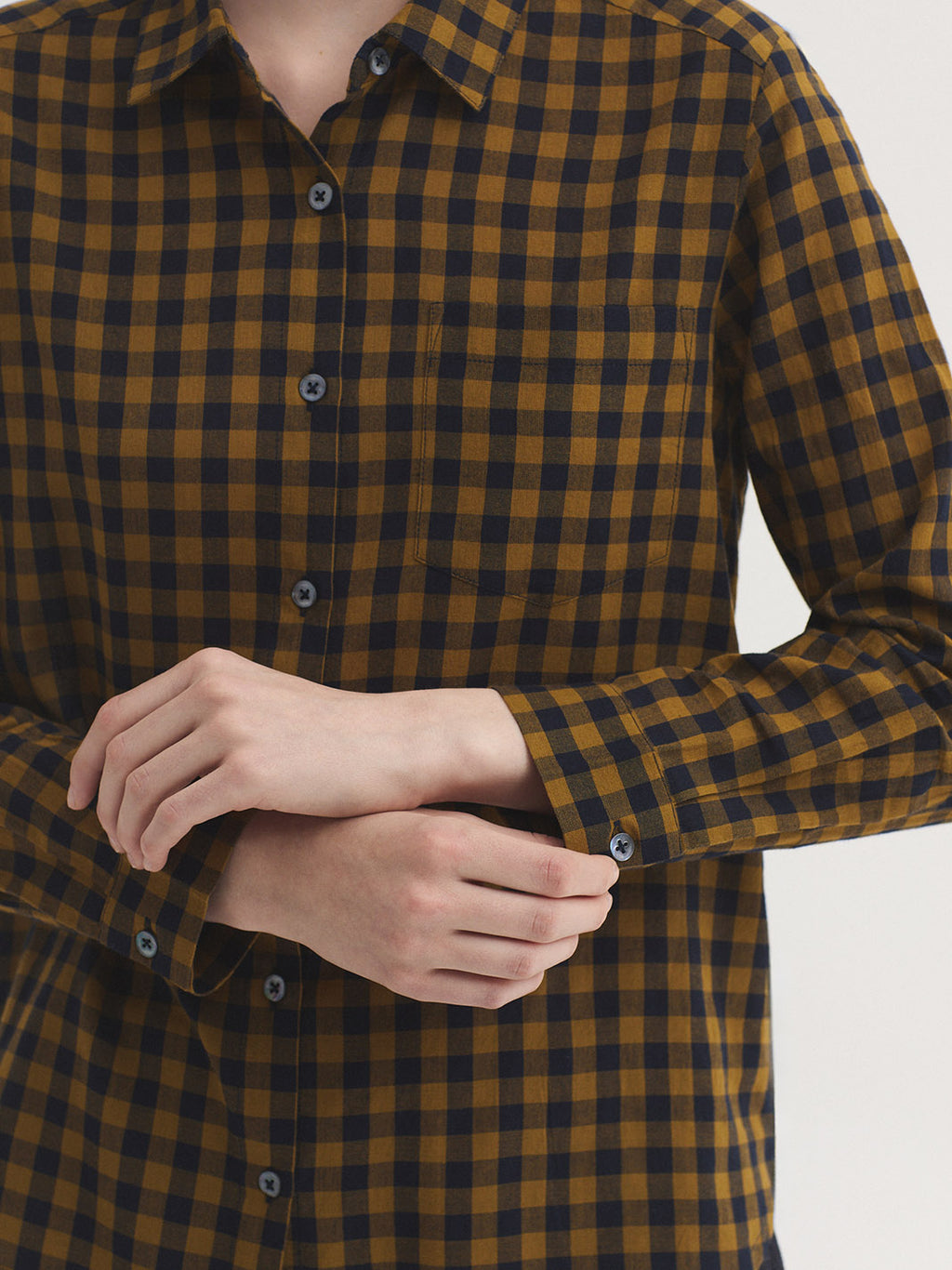 Blouses lange mouw groen Nice Things