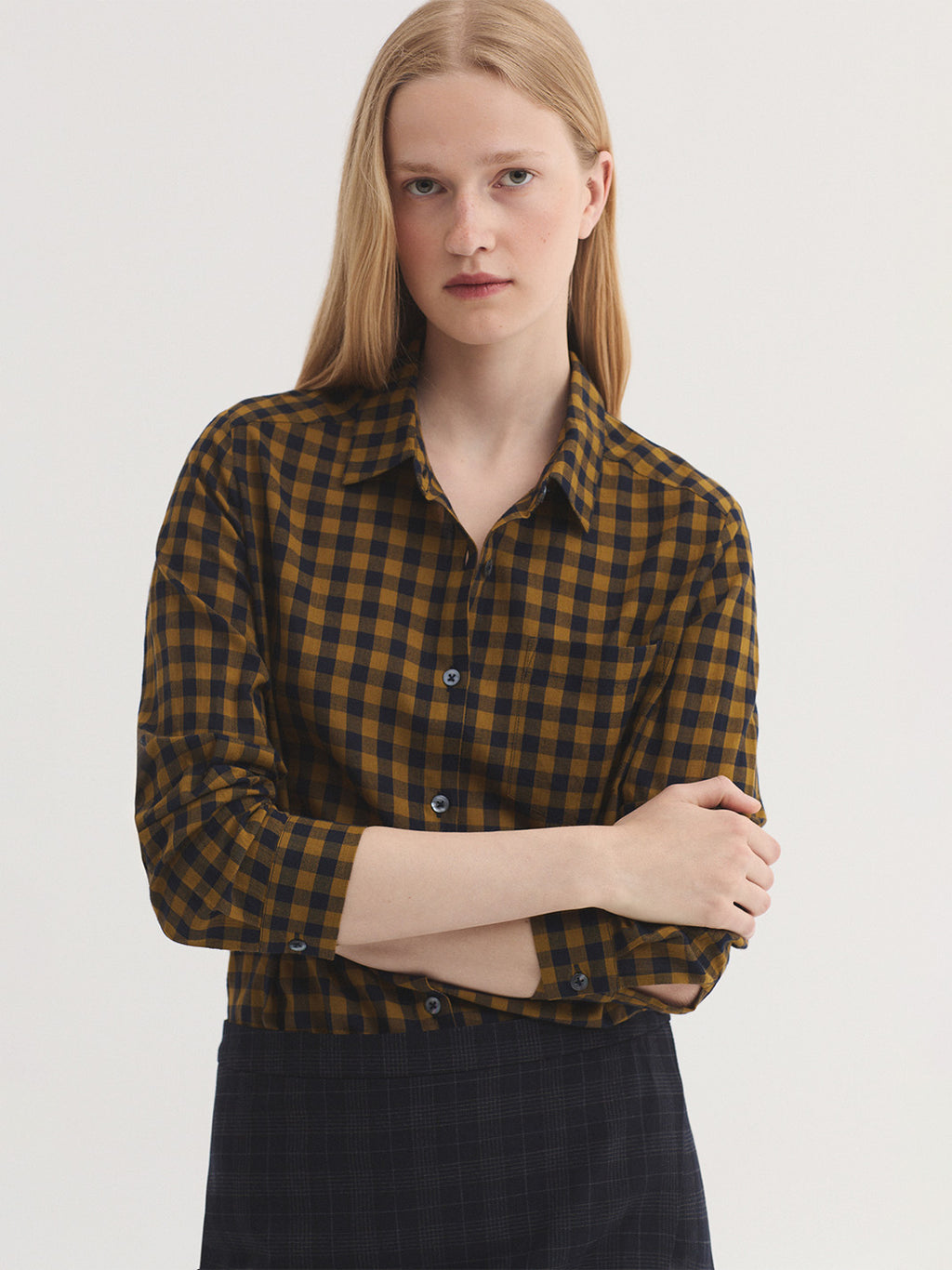 Blouses lange mouw groen Nice Things