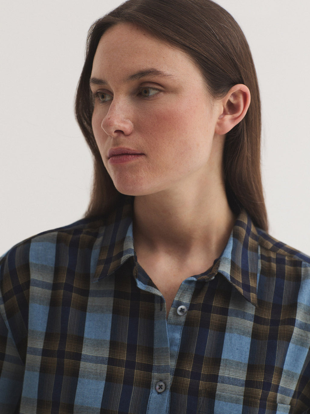 Blouses lange mouw navy Nice Things