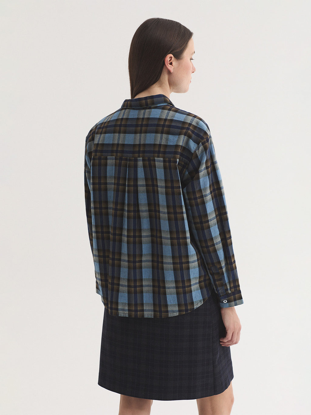 Blouses lange mouw navy Nice Things