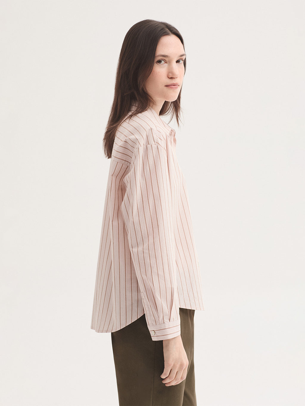 Blouses lange mouw beige Nice Things