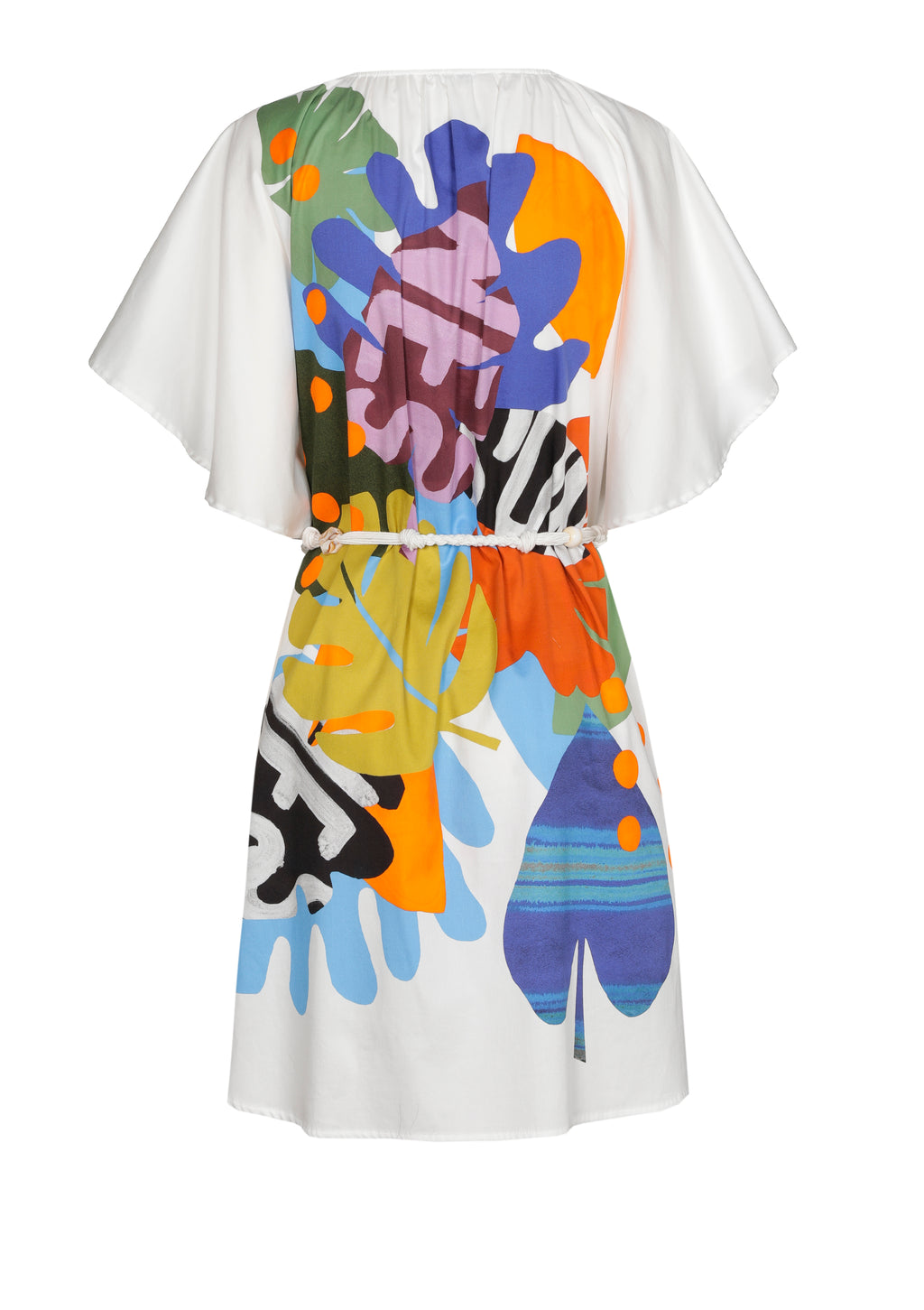 Jurken korte mouw multicolor Caroline Biss