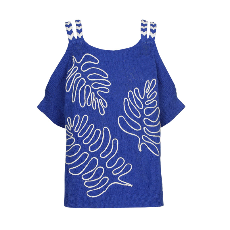 Pulls blauw Caroline Biss
