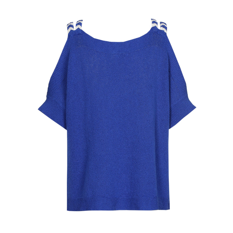 Pulls blauw Caroline Biss
