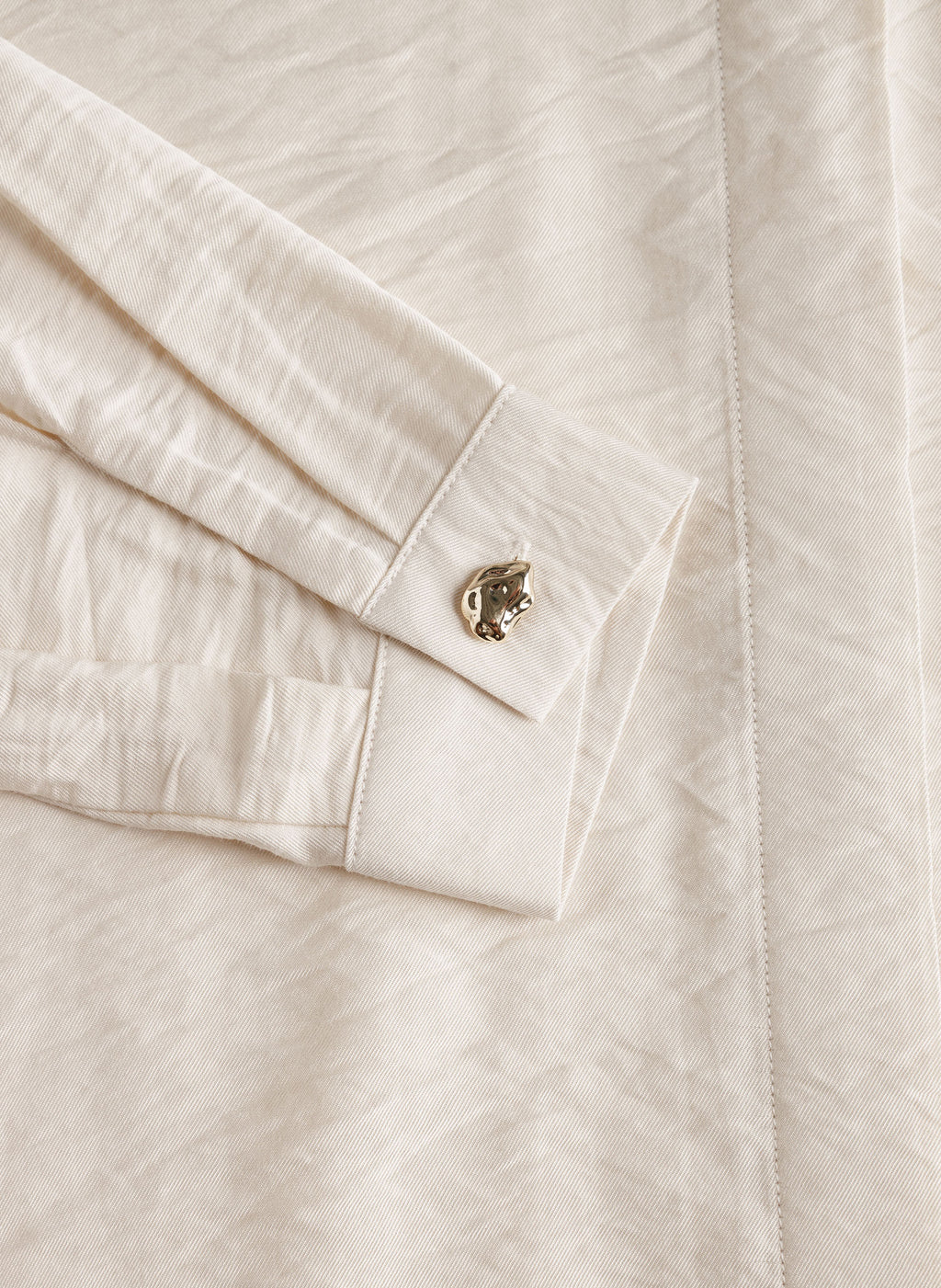 Blouses lange mouw beige yest curve