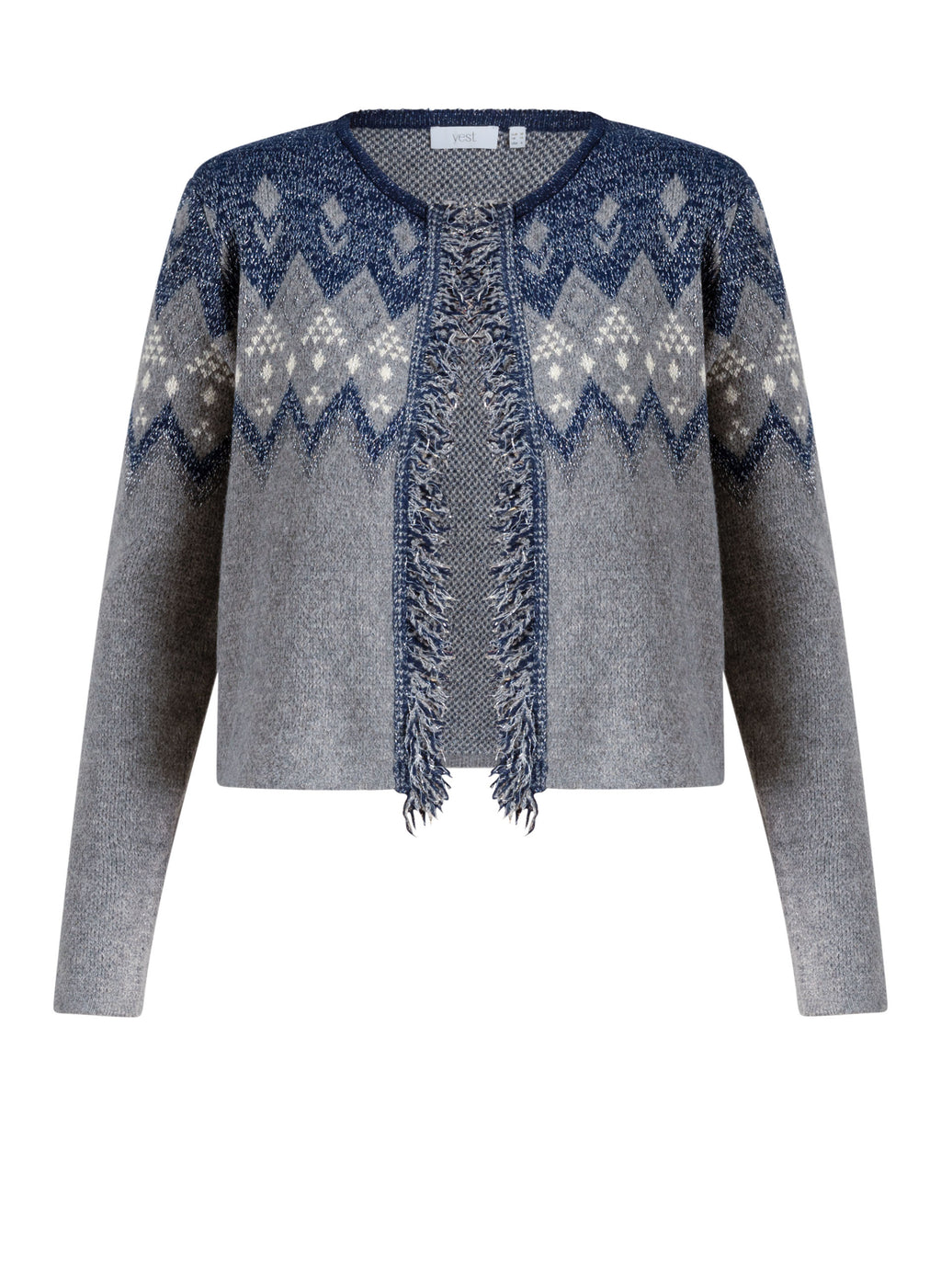 Cardigans grijs yest curve