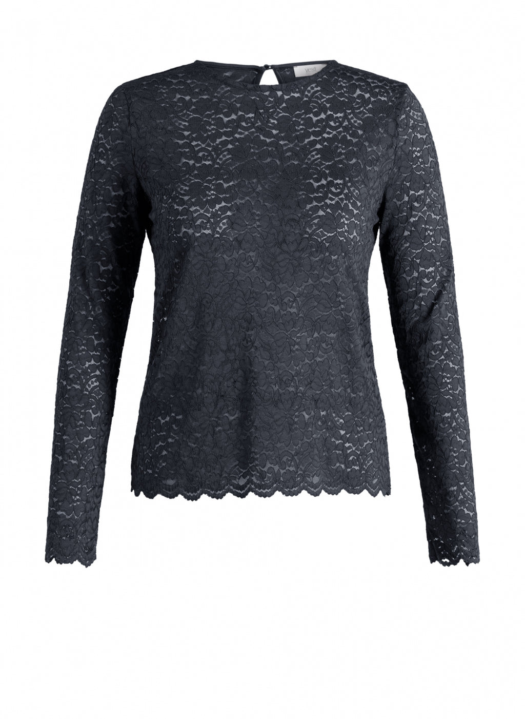 T-shirts lange mouw grijs yest curve