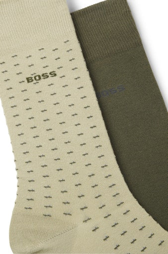Kousen groen Boss Men Black