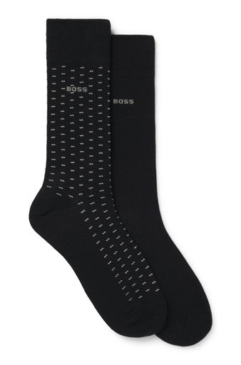 Kousen zwart Boss Men Black