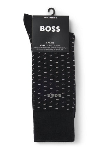 Kousen zwart Boss Men Black