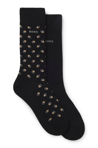 Kousen zwart Boss Men Black