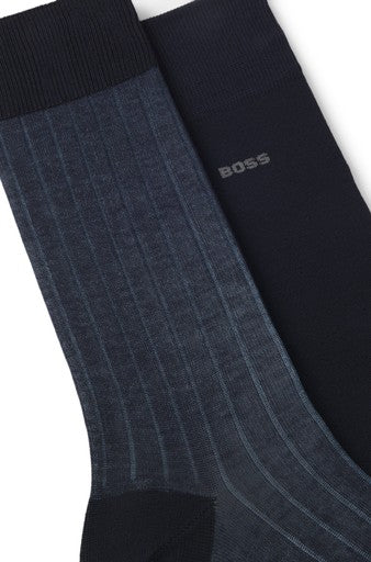 Kousen blauw Boss Men Black