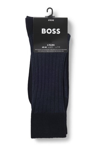 Kousen blauw Boss Men Black