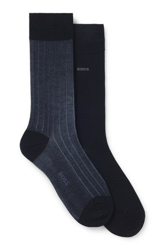 Kousen blauw Boss Men Black