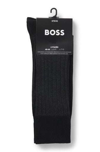 Kousen zwart Boss Men Black