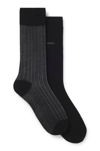Kousen zwart Boss Men Black