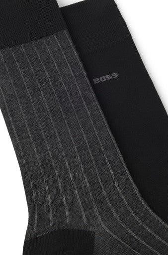 Kousen zwart Boss Men Black