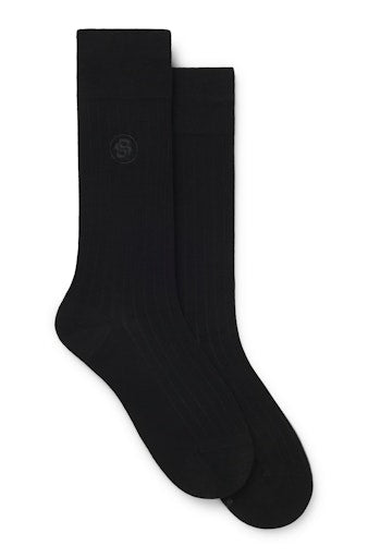 Kousen zwart Boss Men Black