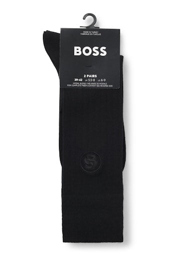 Kousen zwart Boss Men Black