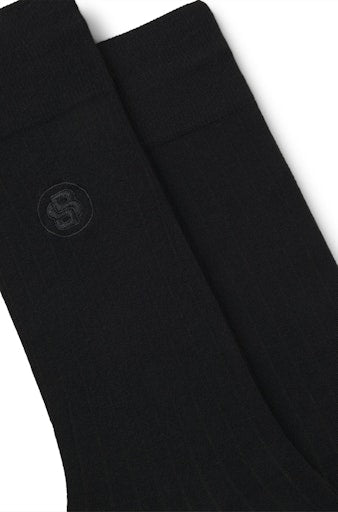 Kousen zwart Boss Men Black