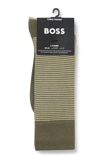 Kousen groen Boss Men Black