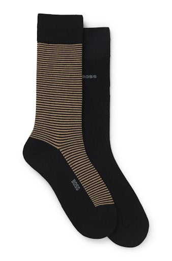 Kousen zwart Boss Men Black