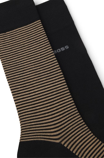 Kousen zwart Boss Men Black