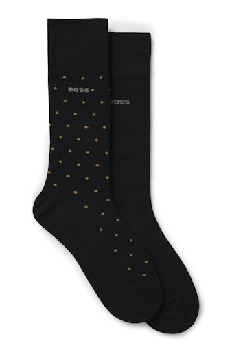Kousen zwart Boss Men Black