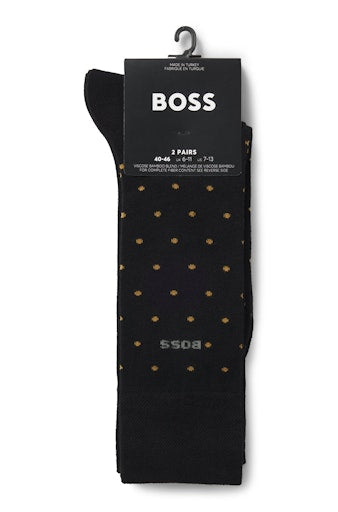 Kousen zwart Boss Men Black