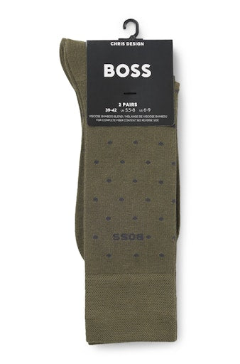 Kousen groen Boss Men Black