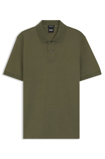 Polo's lange mouw groen Boss Men Black