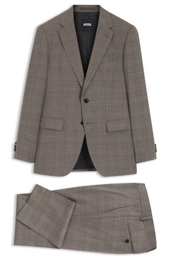 Kostuums 2-delig beige Boss Men Black