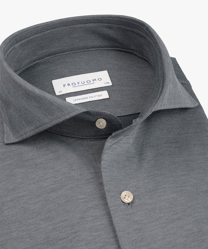 Hemden lange mouw navy Profuomo