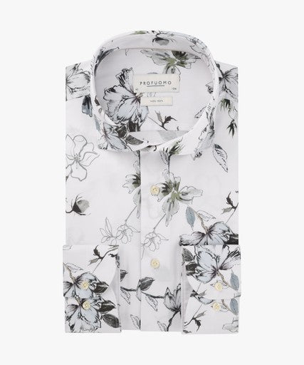 Hemden lange mouw multicolor Profuomo