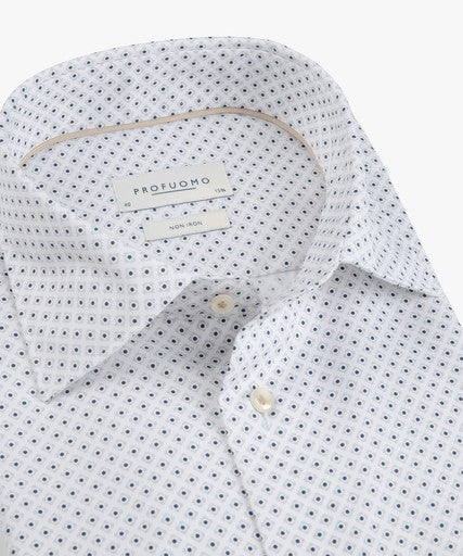 Hemden lange mouw wit Profuomo