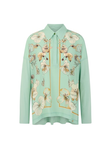 Blouses korte mouw groen Marc Cain