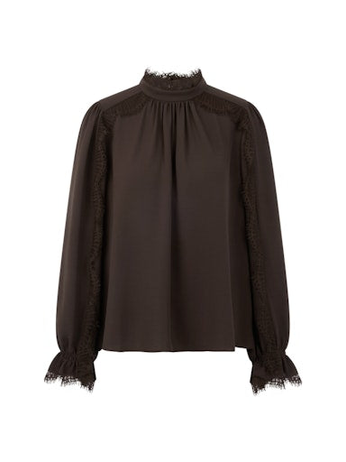 Blouses lange mouw bruin Marc Cain