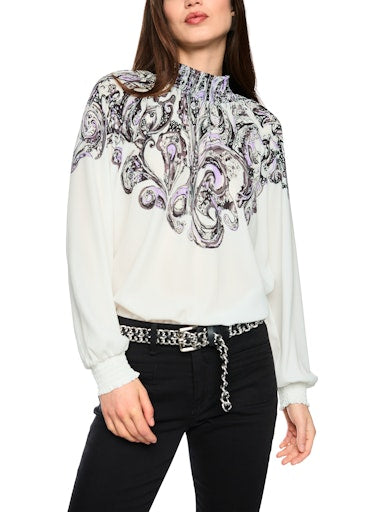 Blouses lange mouw roze Marc Cain