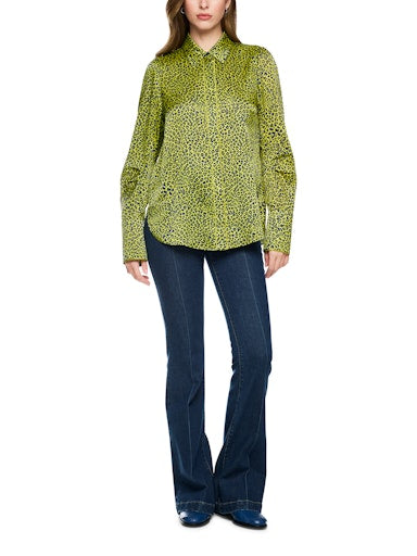 Blouses lange mouw groen Marc Cain