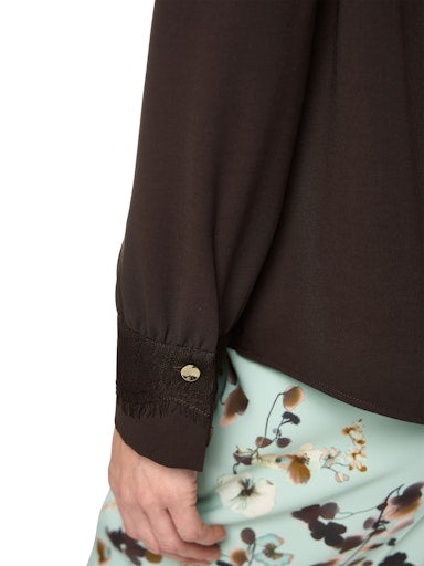 Blouses lange mouw bruin Marc Cain